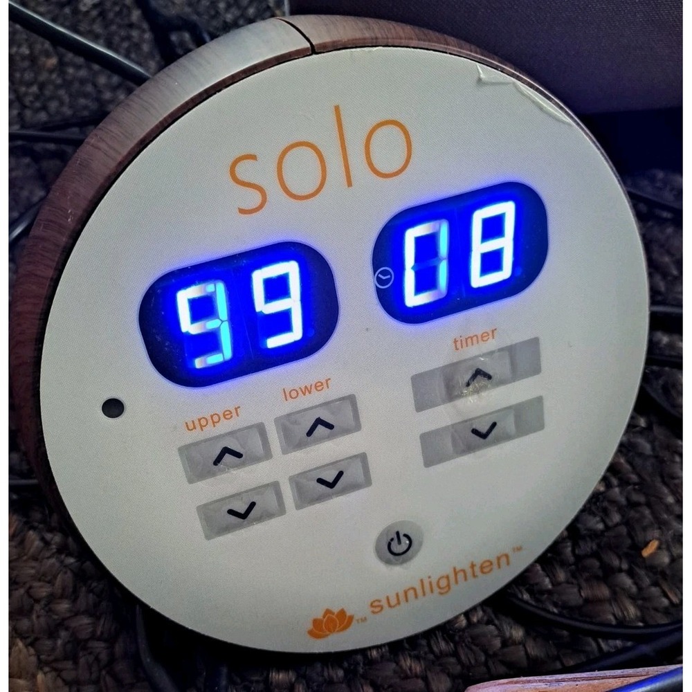 Sunlighten Solo Portable Infared Sauna-Dome Only W/Coconut Controller Used Works